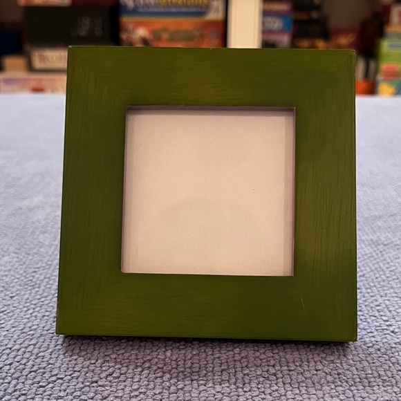 1993 Terragrafics Green and Purple Wooden Picture Frame - Picture 1 of 6